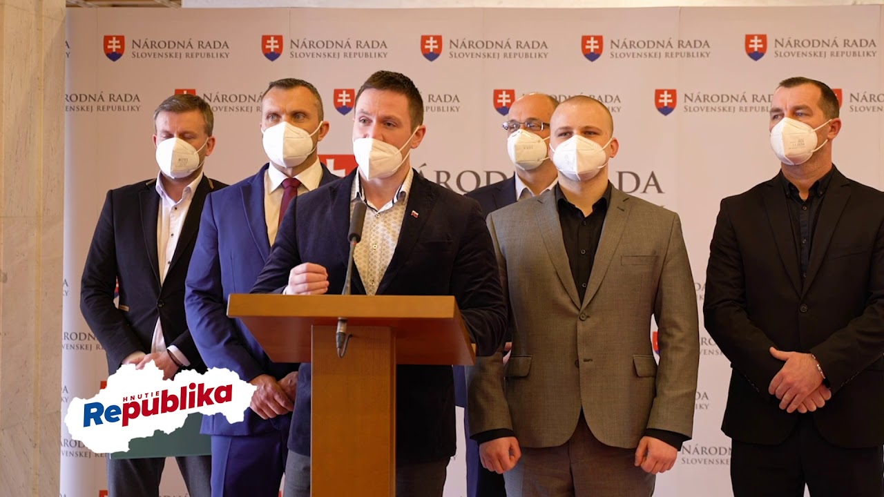 V stredu 17.3.2021 sa konala historicky prvá tlačová konferencia Hnutia REPUBLIKA. Tlačové vyhlásenie sme sa rozhodli urobiť na základe sci-fi scenárov, ktoré prezentuje minister obrany Jaroslav Naď a exminister hospodárstva Richd Sulík o tom, že uvažujeme o podpore vlády Igora Matoviča. Veľmi nás teší, že o spoluprácu s našim hnutím je už od samého začiatku veľký záujem. […]