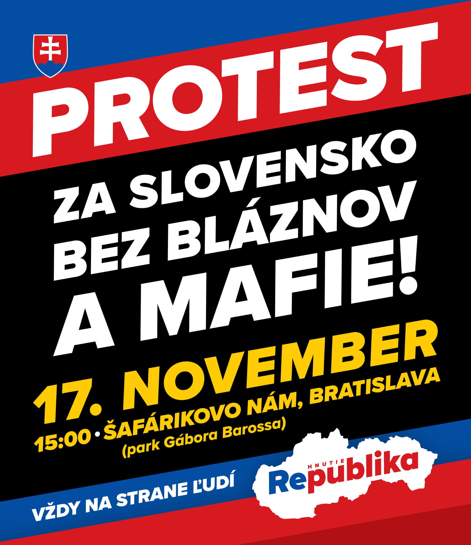 17. novembr je dňom boja za slobodu a dnes už aj v deň boja za Slovensko bez bláznov a bez mafie. Dôvody, pre ktoré je potrebné protestovať rozpisovať nejdeme. Je ich už toľko, že skôr je problém nájsť dôvod, prečo neprotestovať. Takže, nesťažujme sa doma v obývačke, ale poďme spolu do ulíc. Minulý rok sa […]