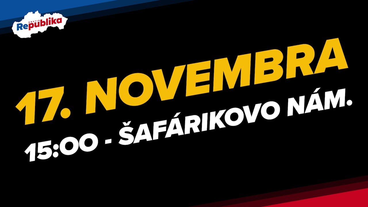 Postavme sa tejto šialenej vláde! Už 17. novembra v Bratislave