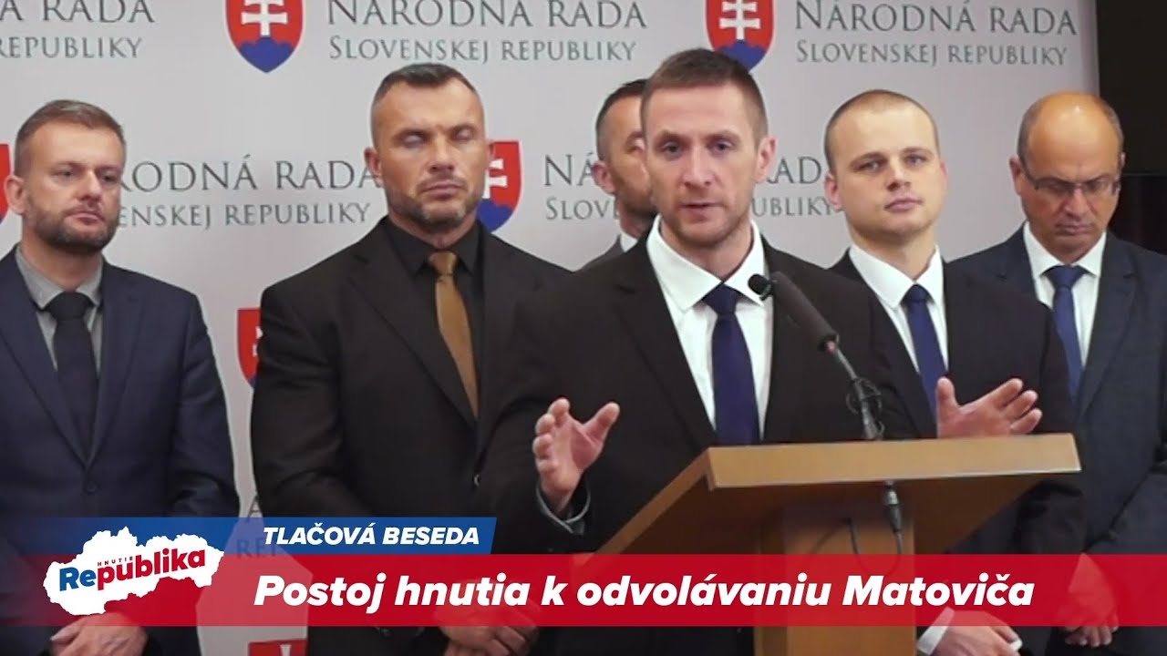 Vyzývame opozíciu, aby nešpekulovala a hlasovala za odvolanie Matoviča. Výhovorky, prečo ho neodvolať sú len absurdné rozprávky. Matovič je tŕň v päte Slovenska. Kým nezmizne z politiky, nebude tu pokoj.