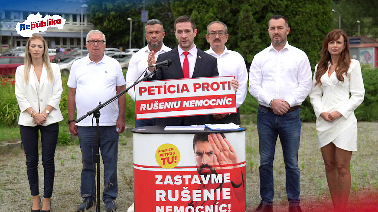 Ohlásenie petície proti rušeniu nemocníc